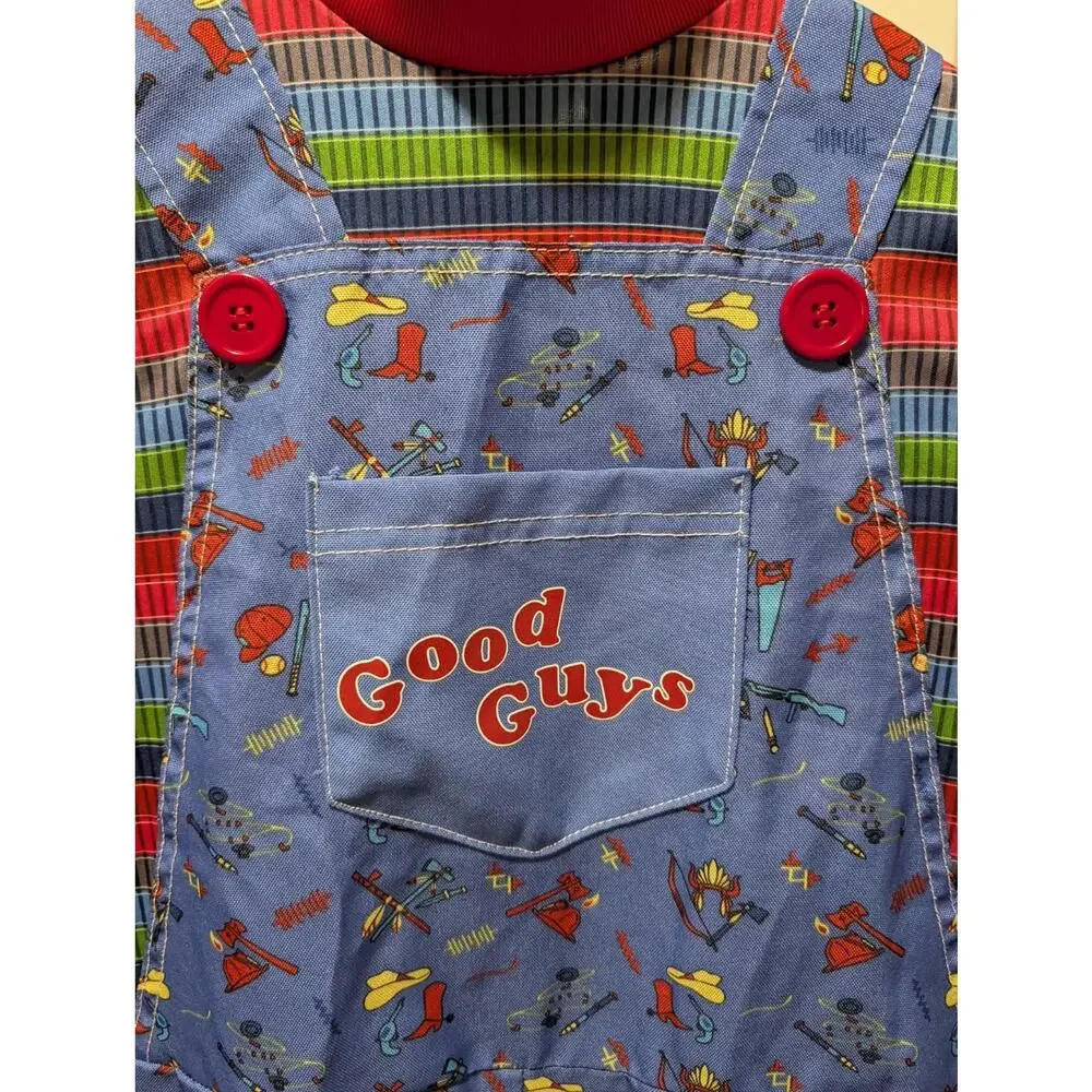 Chucky Child's Play Horror Movie Halloween Costume Jumpsuit Youth L